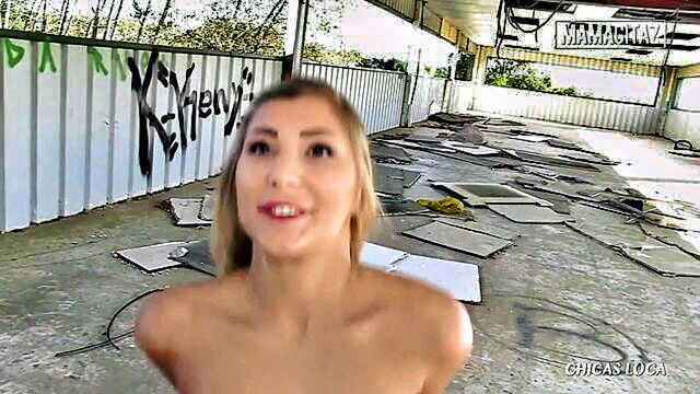 Haley Hill, Alberto Blanco - vyvan hill a stunning blonde engages in passionate public intercourse with a lustful man MamacitaZ