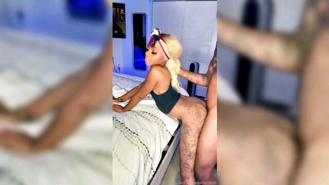 homemade, big dick, ebony - blonde loves big dick