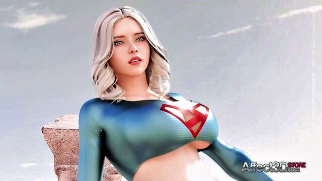 Susanne Brend, Blonde Angel, Desert Angel - big tit superhero porn Affect3D Official