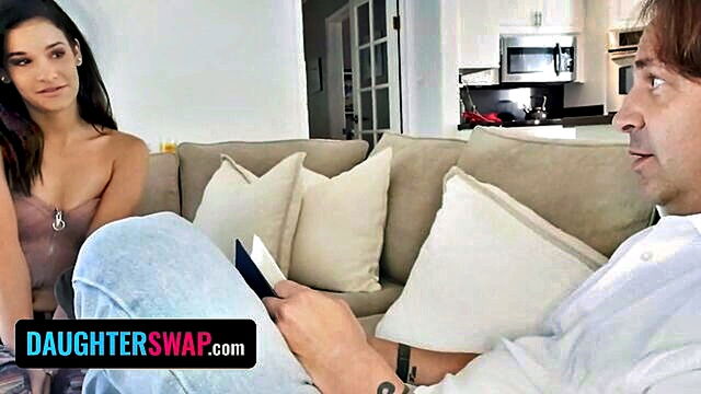 Sadie Pop, Eden Sin - tattoos and big ass daughters sadie pop and eden sins selling lingerie online for daddys money Daughter Swap