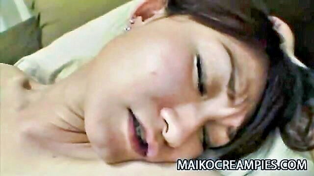 asian milf chihiro nomoto gives a blowjob and gets a face fuck with cum : magnusxxx