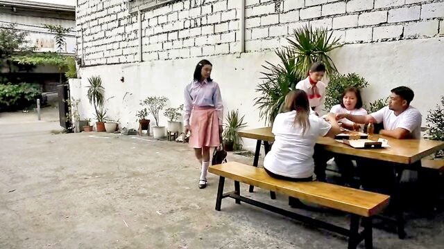 office, group sex, asian - vivamax elevator lady