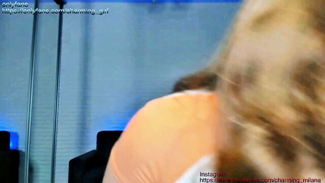 charming milana - russian hot girl cums