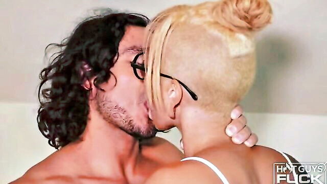 big dick, blonde, blowjob - hot guy fucks blonde