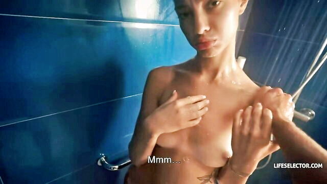 teen, cumshot, blowjob - stepsis cheating pov