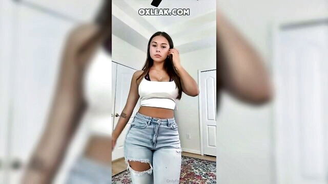 blonde, big tits, teen - sophie raiin striptease