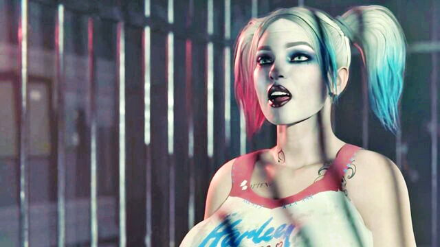 hardcore, threesome, big dick - ivy and harley quinn porn
