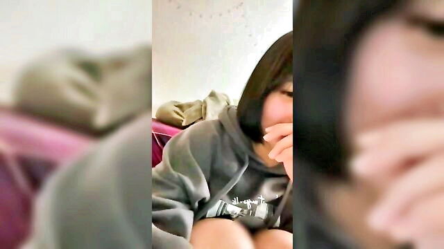 asian, amateur, homemade - ahoo brunette solo masturbation