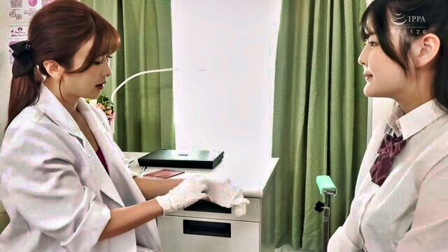 big tits, lesbian, office - japanese dental therapy lesbo