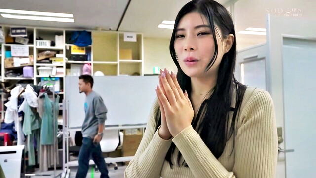 creampie, group sex, threesome - rei kamiki threesome