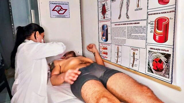 deep throats, deep, cock - nurse in front of