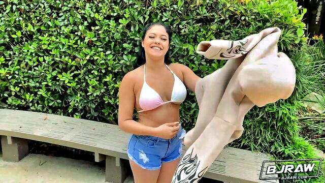 Serena Santos - serena big tits BJ Raw