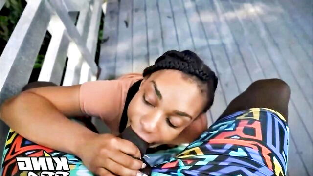 cumshot, big dick, blowjob - big tits outdoor sex