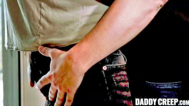 daddycreep, stepdad, big dick - skylar finch bareback