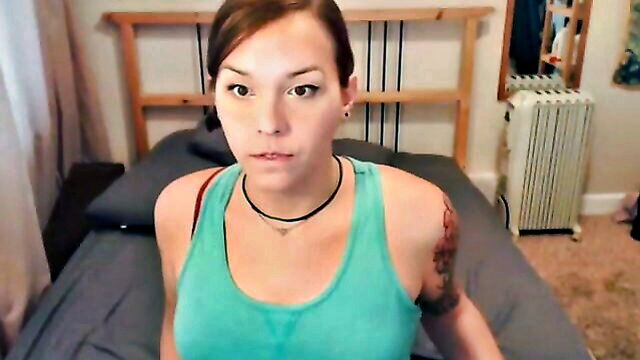 friend, shemale, horny - transsexual masturbates like a pro