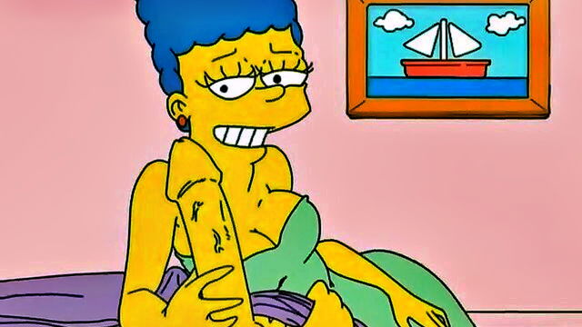 anime, comics, cartoon - marge simpson hentai