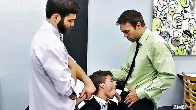 office, oral, sucking - tommy defendi cock