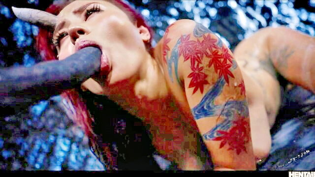 rae lil black - demon slayer cosplay ahegao