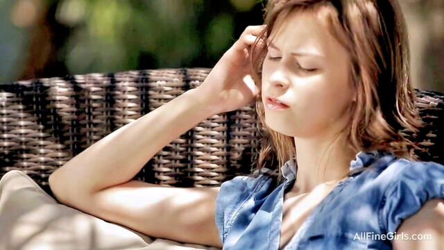 threesome, teen, outdoor - beata and nancey threesome