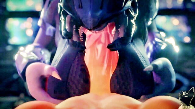 animation, hell, monster - xenomorph porn video