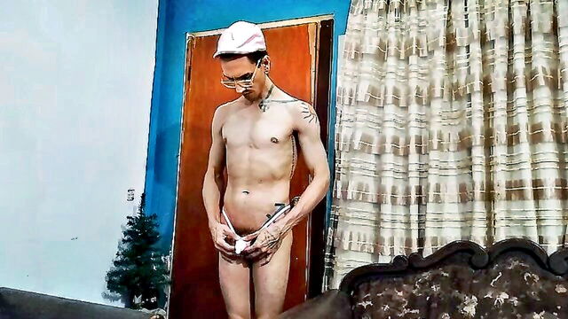 amateur, latino, solo - latino wanking
