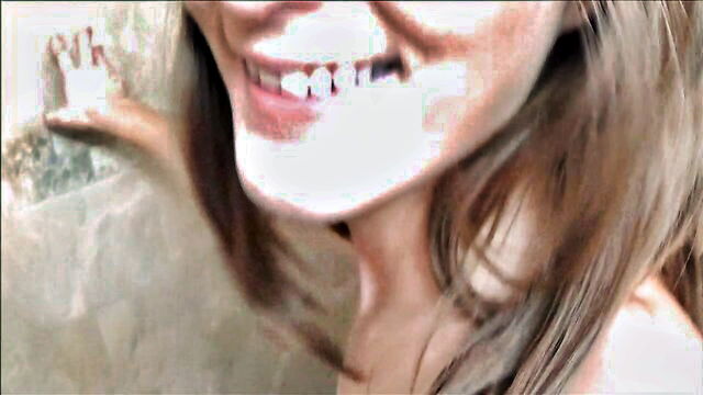 pov threesome with teens