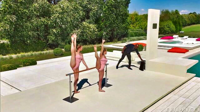 mia split, alexa flexy - mia and alexa threesome