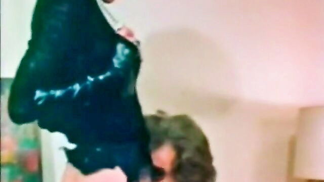 milf dominates brunette