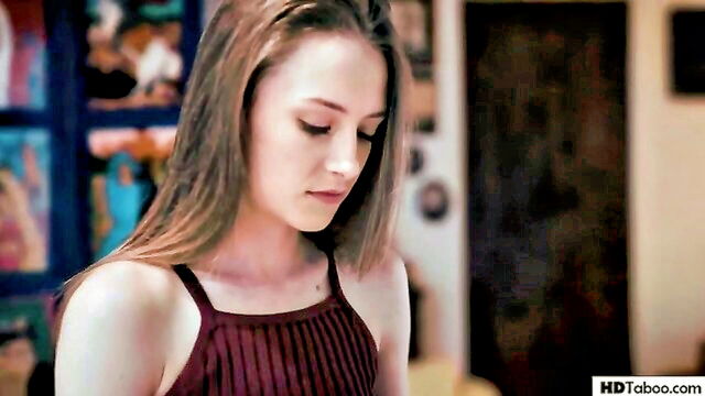 kyler quinn, elexis monroe - step mom and step daughter threesome