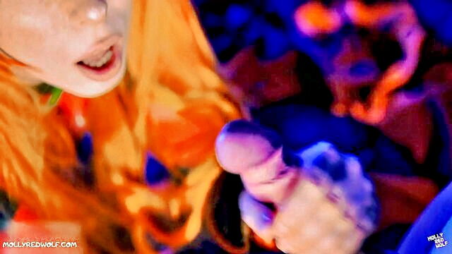 MollyRedWolf - cosplay asuka langley enjoys sloppy blowjob and creampie in pov Angel