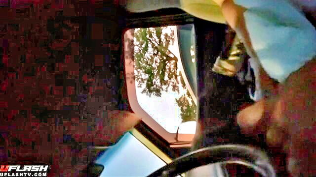 intense ejaculation inside a car in amateur porn : roy10