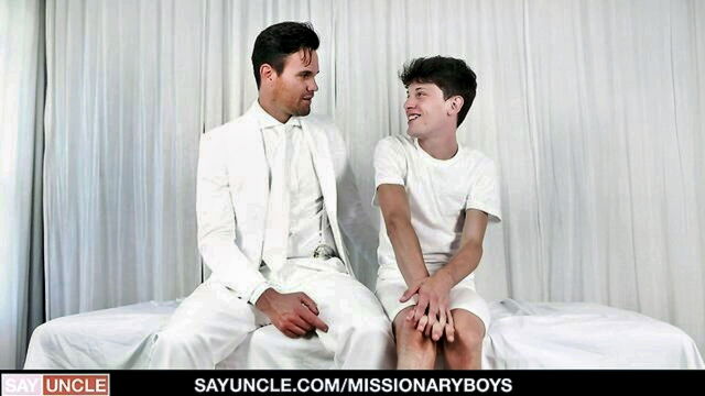 innocent, missionary boys, mormon - sensual anal love trans sex