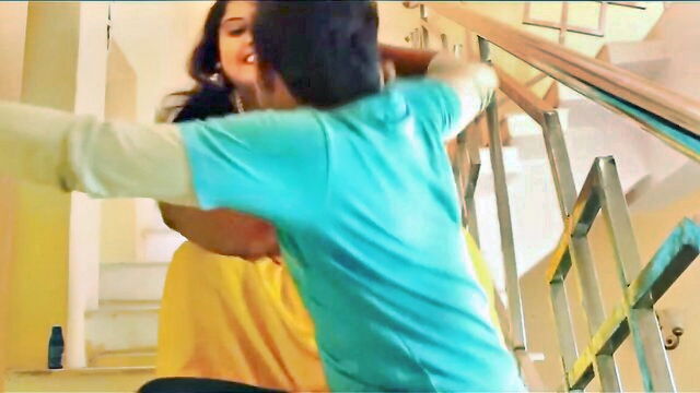 mallu, indian, horny - tamil aunty seduced step son