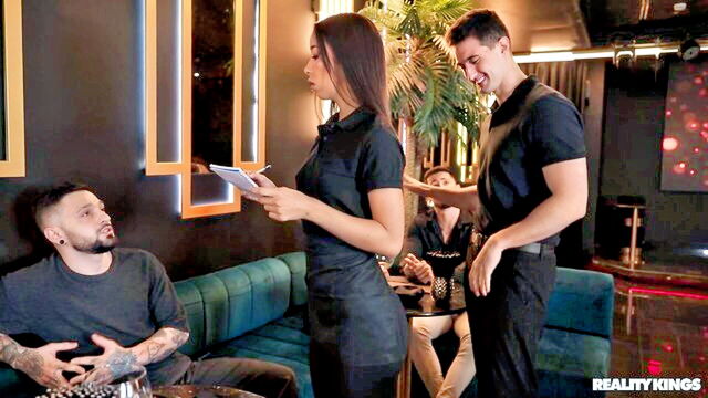 Jimmy Bud, Lia Lin - rk prime waiters scene Reality Kings