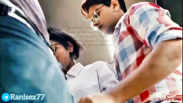 cumshot, sexy, licking - indian nubile getting fucked on bus