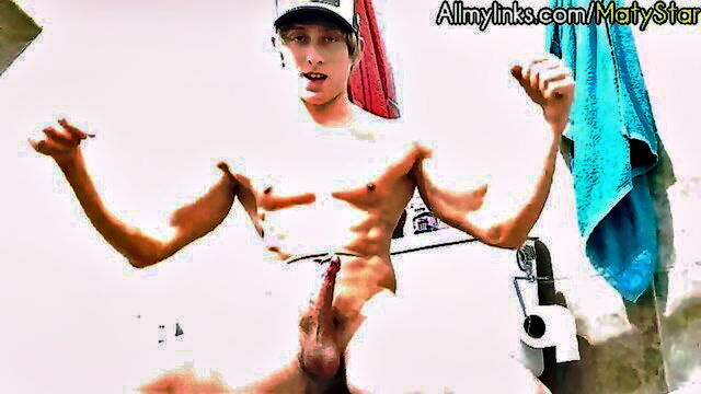 twink, perfect body, young (18+) - toilet masturbation video preview