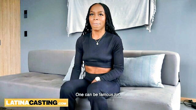 deep anal casting african milf