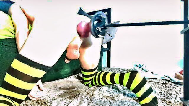 close up, big ass, solo - toys and machine fucking
