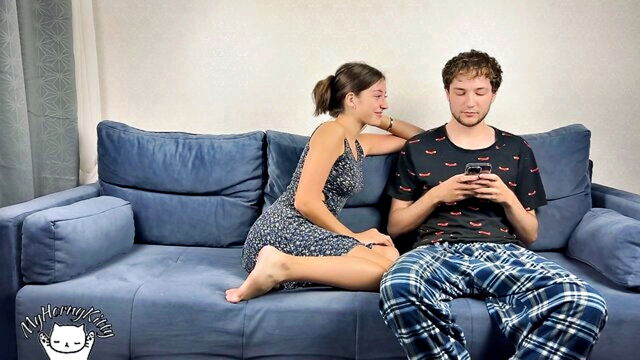 step sister jerked step brothers cock