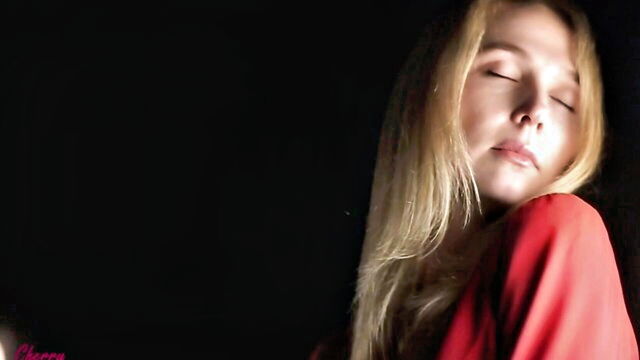 cherry grace - red dress fuck glamour