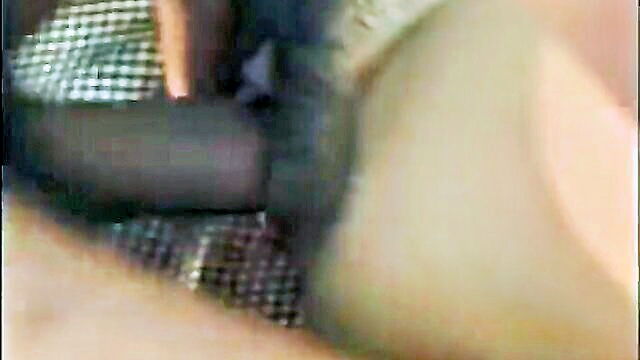 bed, black, hairy - three individuals engage in sexual activity including the woman and two men
