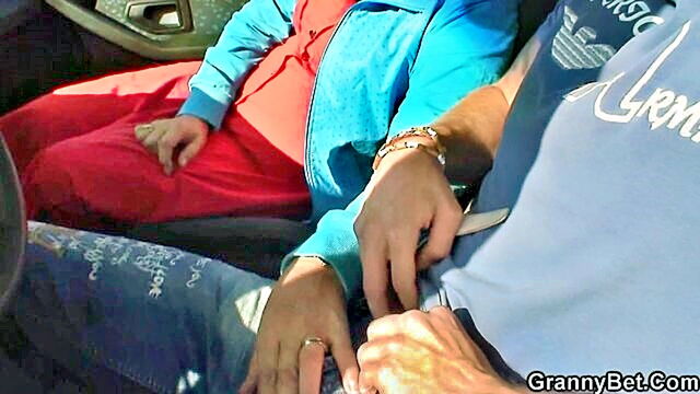 older european blonde rides big cock in dog style : Granny Bet
