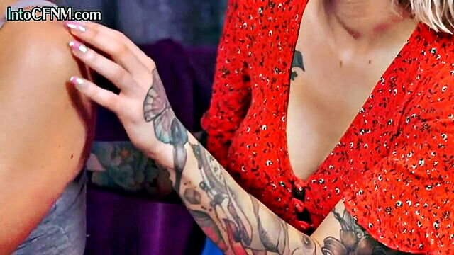 british ladies indulge in cfnm oral pleasure in threesome : Pure Cfnm