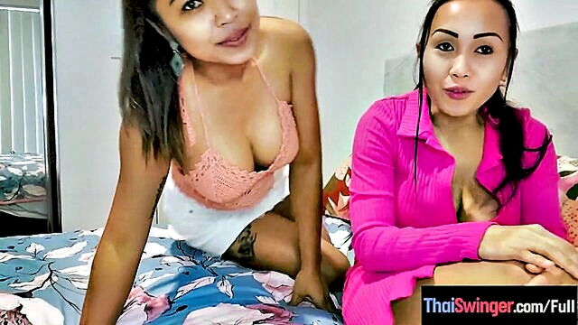 two busty asian amateur women engage in mutual cunnilingus while in the 69 position on october 19 2022 : Thai Swinger
