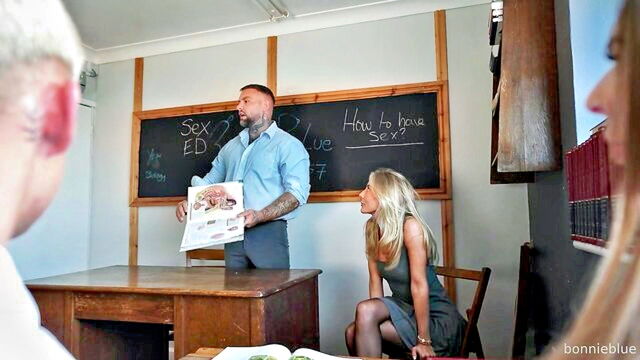 Bonnie Blue - bonnie blue classroom gangbang