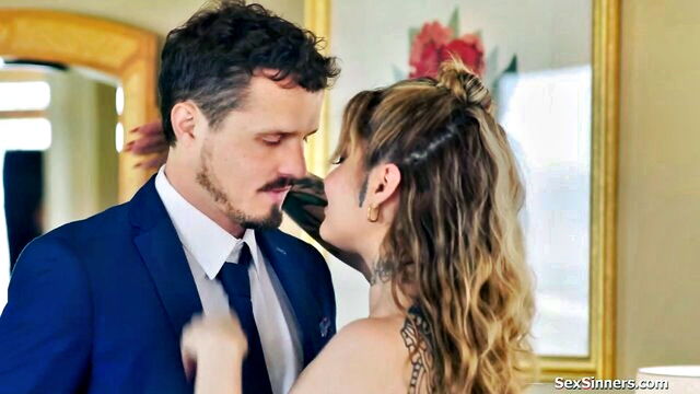 Vanessa Vega - wife cheats blindfold hubby SexSinners