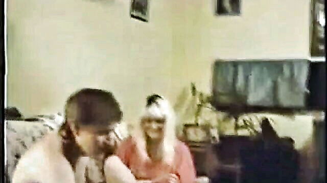 blonde lady eats cock