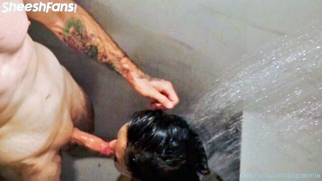 bigcatmia - bigcatmia shower leak