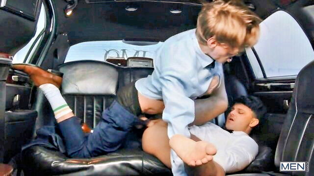 Leo Louis, Enzo Muller - limo sex with teens Men