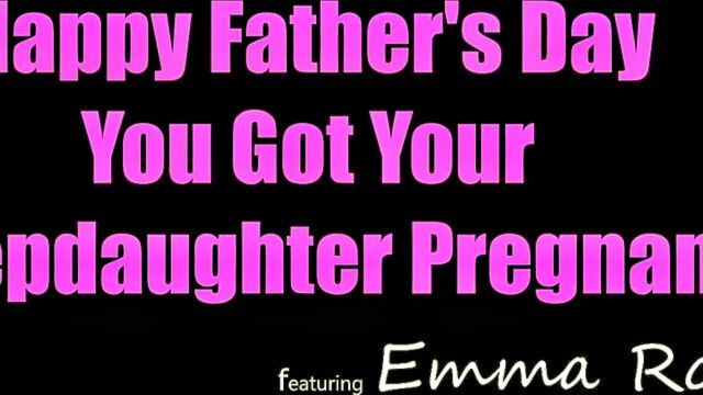 Charles Dera, Emma Rosie - stepdaughter pregnant happy fathers day Nubiles Porn